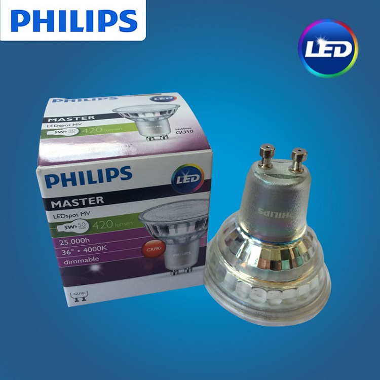 36D Philips Master LEDspot 4.9 W = 50 W DEL GU10 Dimmable-Blanc Froid 