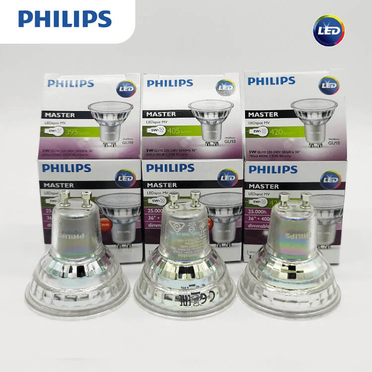 Be excited Colonel Disobedience PHILIPS Master GU10 Dimmable Spot Light 4.6W/4.9W/5W/5.5W